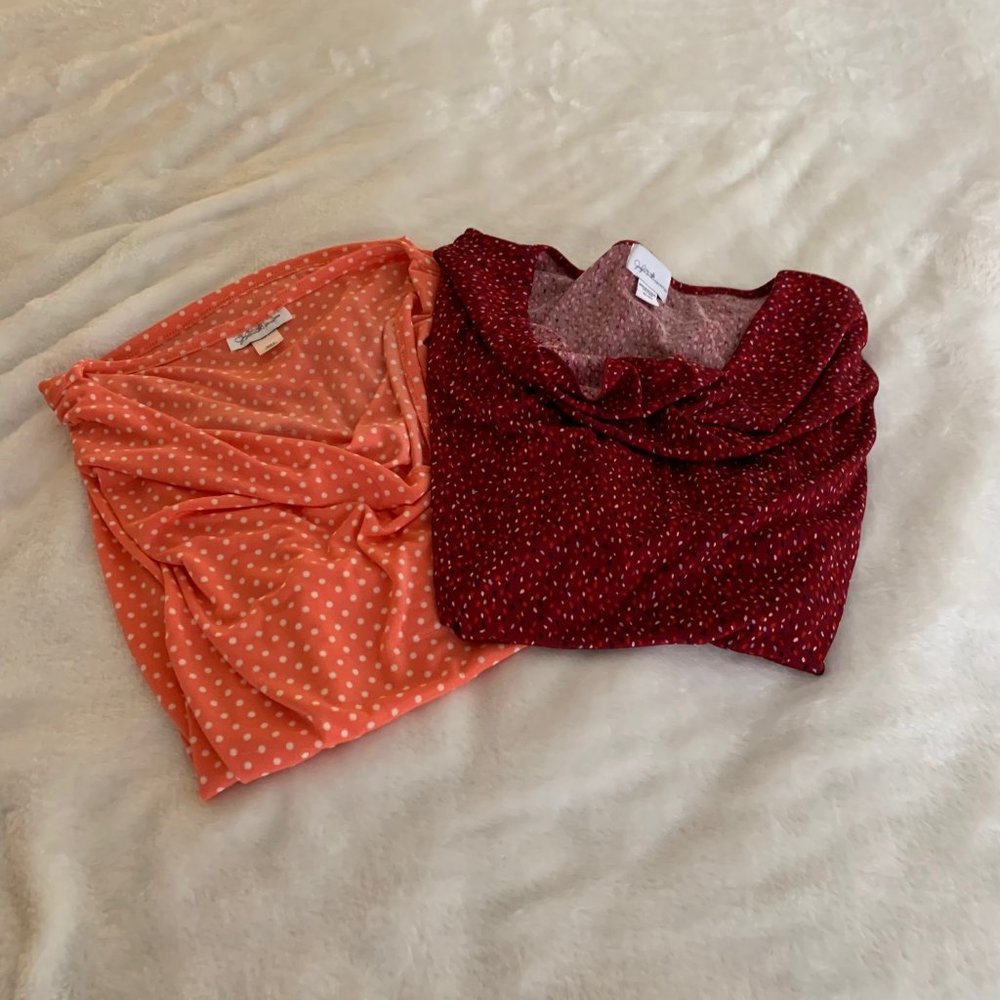 Jaclyn Smith Collection Two Tops - One NWT Size XL